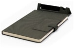 Notebook with Integrated Phone Stand & Pen Holder