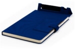 Notebook with Integrated Phone Stand & Pen Holder