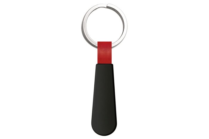 Leather & Metal Keychain