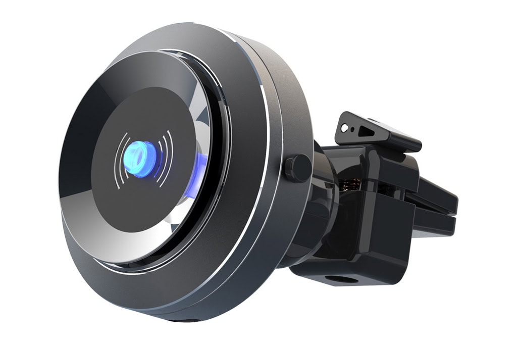 Auto Vacuum Car Phone Holder with Fast Charging