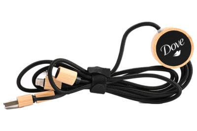 5-in-1 Bamboo Charging Cable