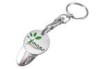 Shopping Cart Coin Keychain
