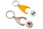 Shopping Cart Coin Keychain