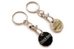 Shopping Cart Coin Keychain