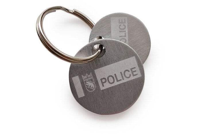 Shopping Cart Coin Keychain