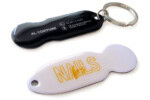Shopping Cart Coin Keychain