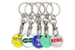 Shopping Cart Coin Keychain