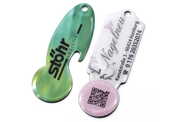 Shopping Cart Coin Keychain