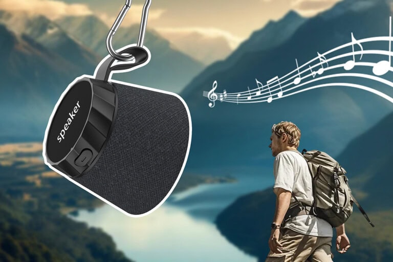 Mini Magnetic Bluetooth Speaker with Phone Stand