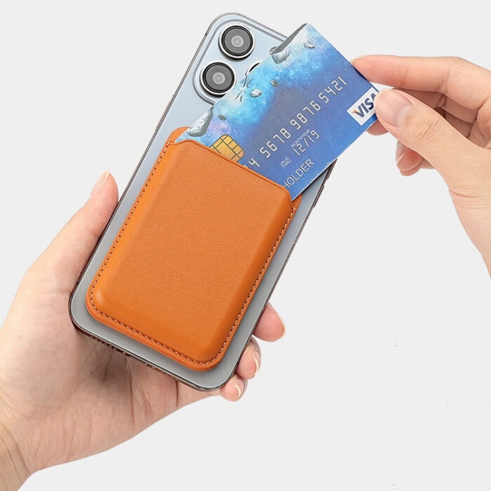 MagSafe Wallet with Card Holders and Adjustable Stand