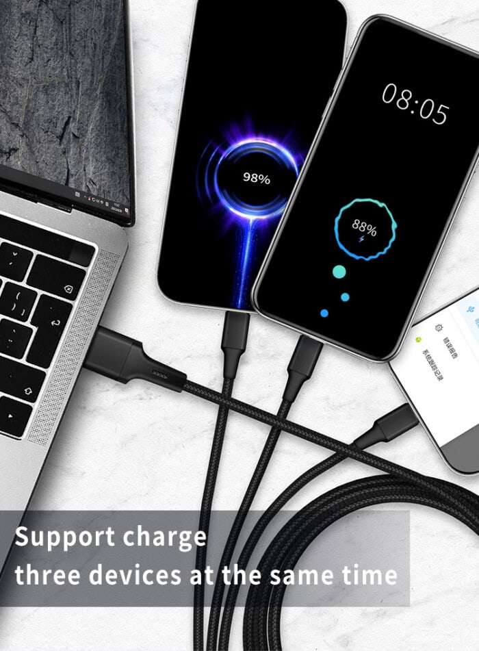 5 in 1 Charging Cable with 60W PD