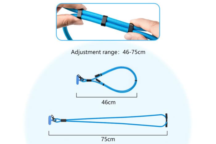 USB-C Phone Lanyard Cable – 60W Charging & Data