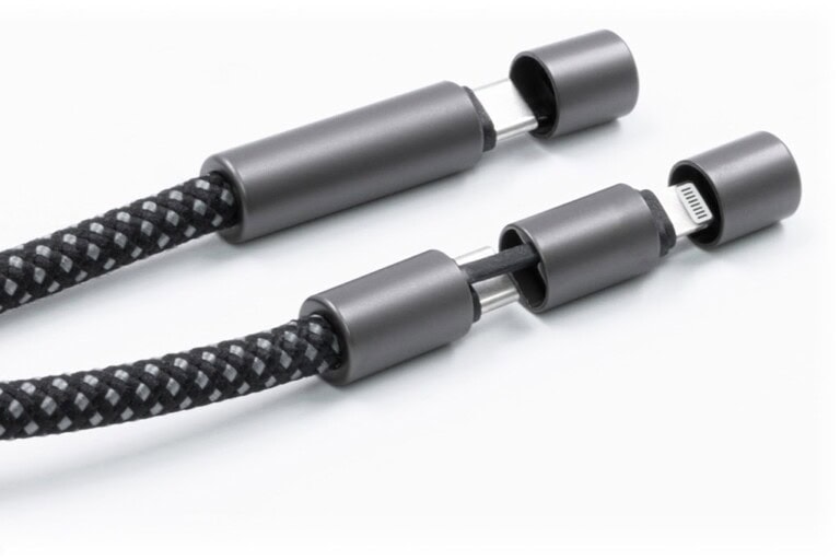 Phone Lanyard with Type-C / Lightning 60W Charging & Data Cable