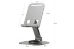 Adjustable Metal Phone and Tablet Stand for Desk