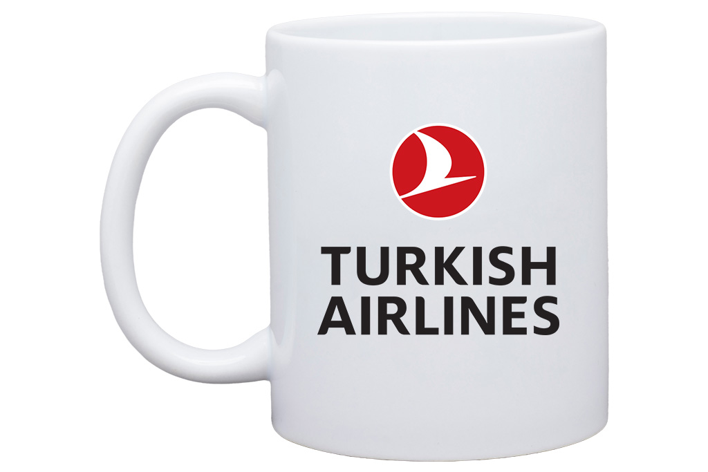 Porcelain Coffee Mug with Large Handle