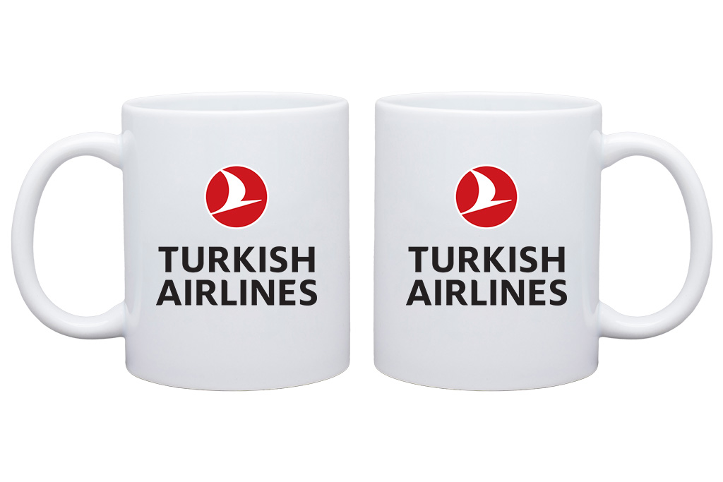 Porcelain Coffee Mug with Large Handle