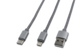 Nylon Braided Multiple USB Charger Cable