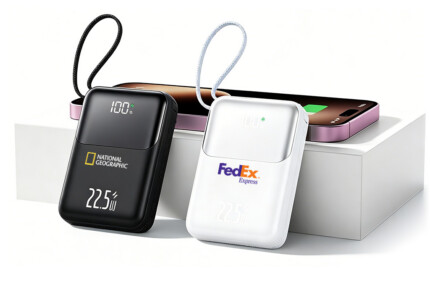 22.5W 20,000mAh Power Bank with Built-in Cables