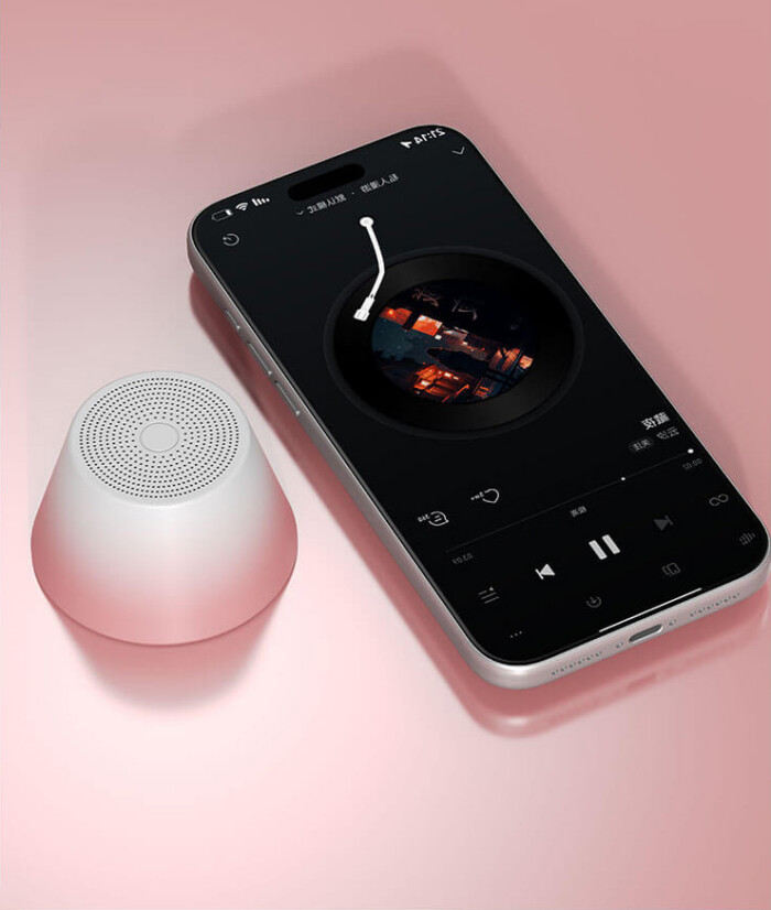 Mini Magnetic Bluetooth Speaker With Phone Stand