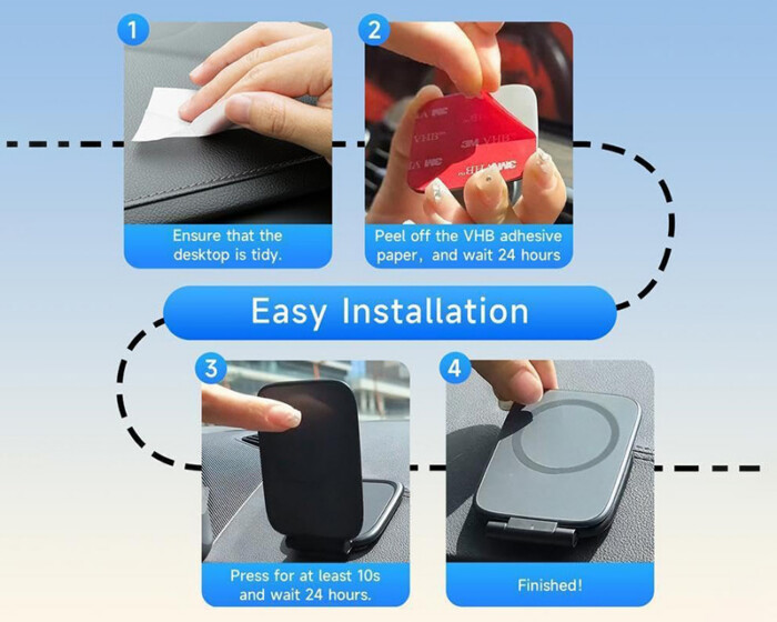 Strong Base Grip & Easy Installation